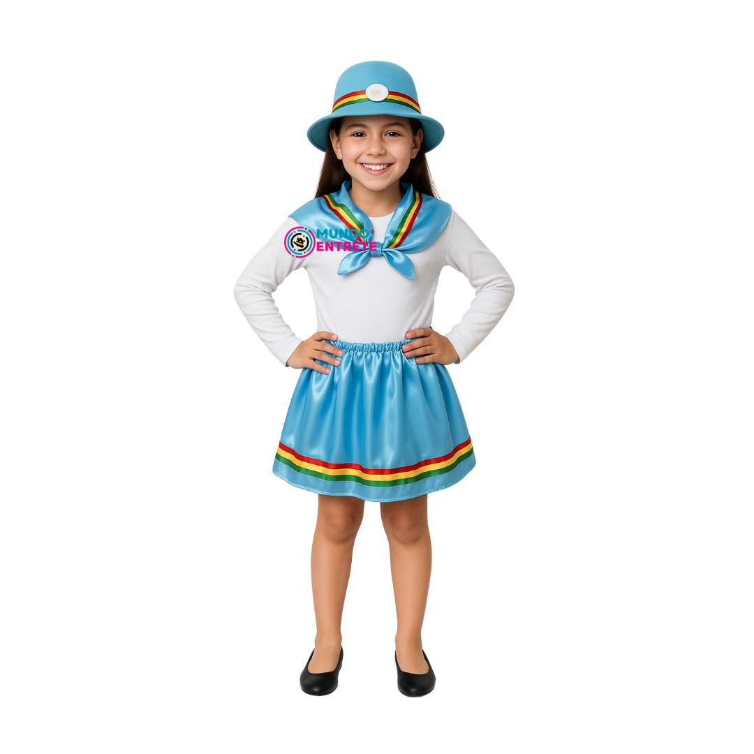 Traje Nortino Niña Baile / Fiestas Patrias