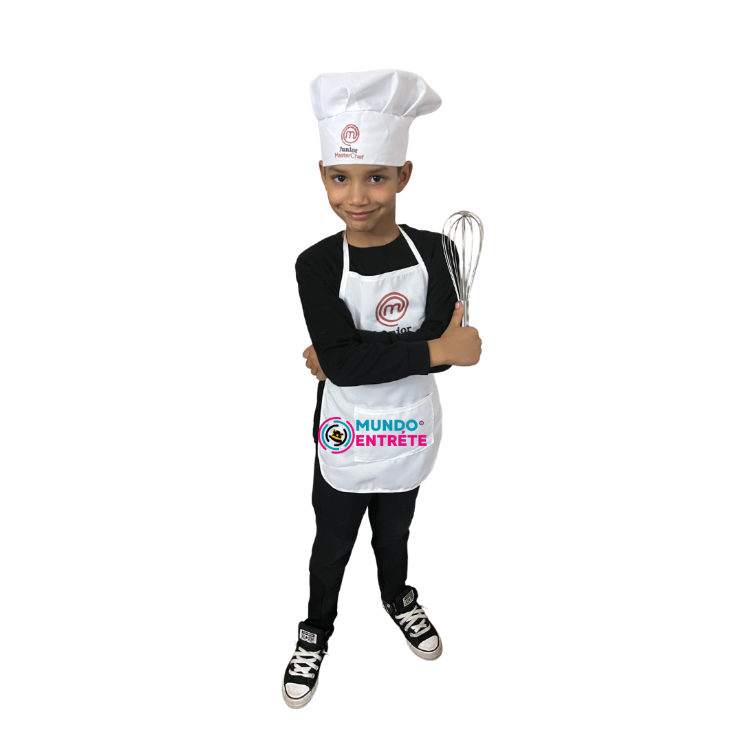 Delantal De Cocina Y Gorro De Chef Para Niños