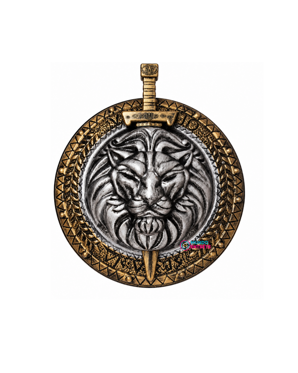 Escudo Leon Medieval + Espada  para cosplay