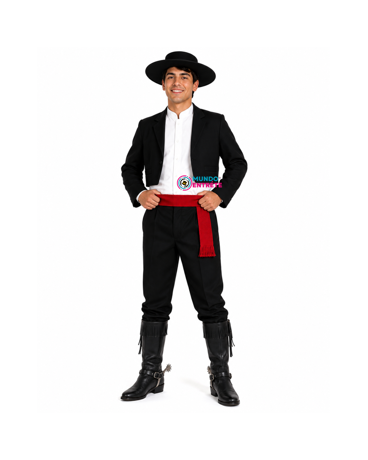 Faja Roja Para Huaso Fiestas patrias