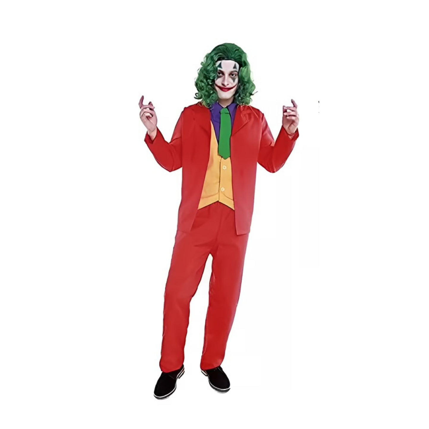Disfraz  Payaso Joker Guason Halloween Adulto