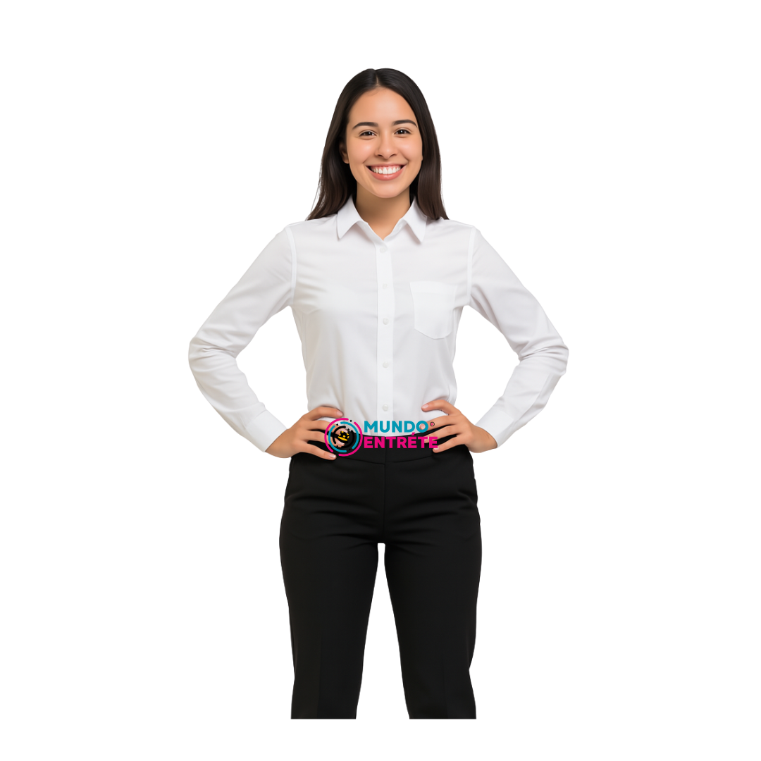 Blusa Escolar Juvenil-adulto