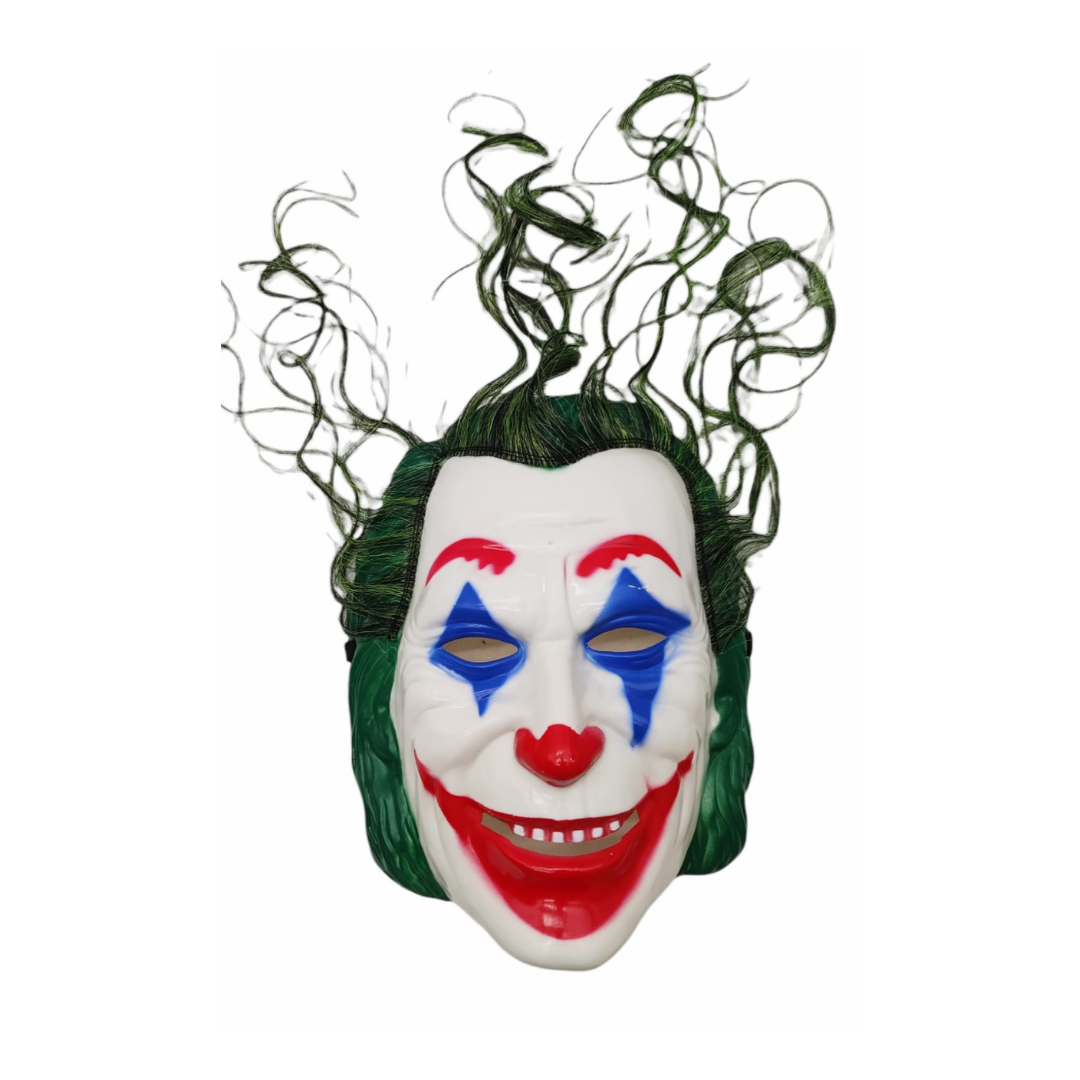 Mascara Joker Guason Plastico Con Pelo Sintetico Haloween