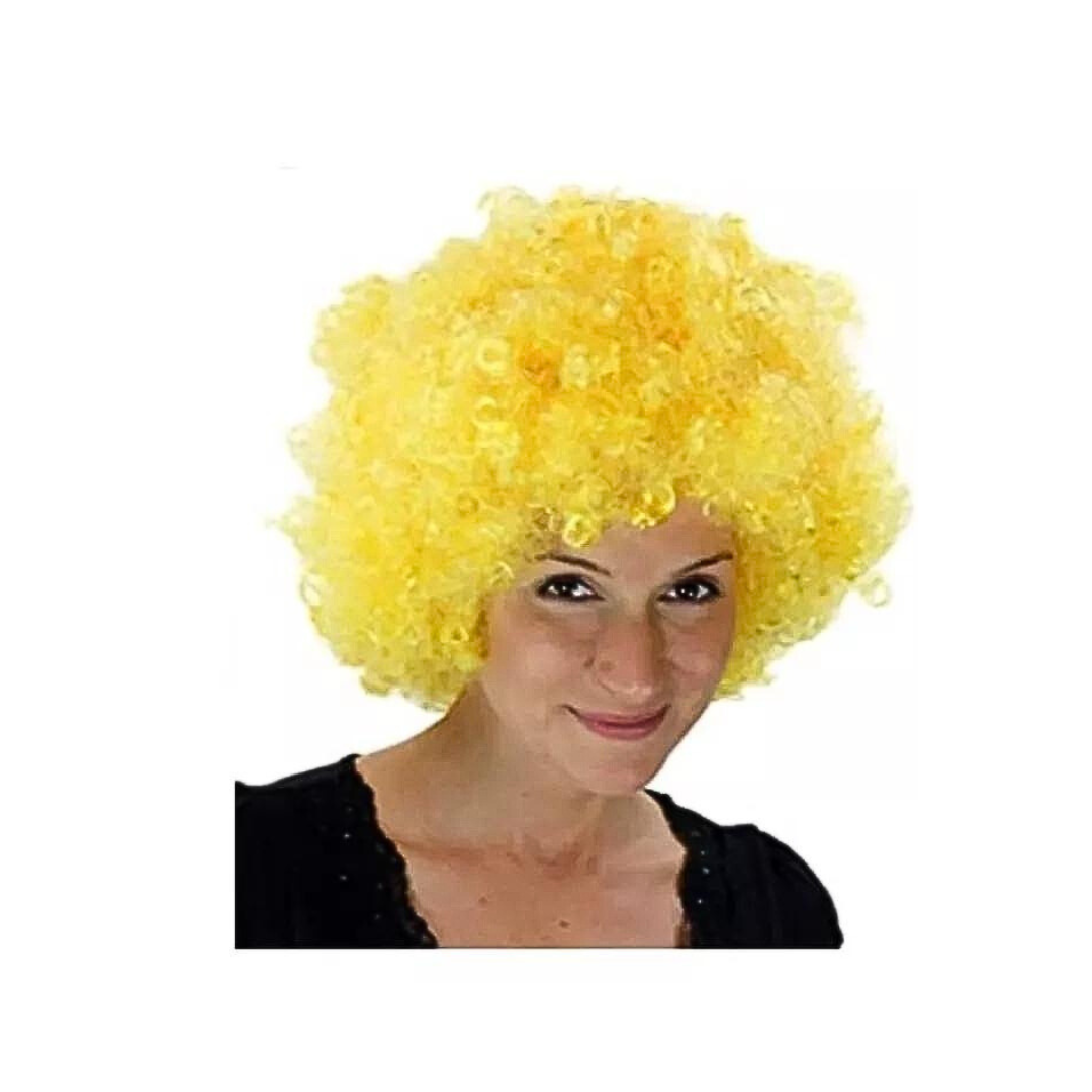 Peluca Afro Para Adultos Niños Niñas - Halloween Cosplay