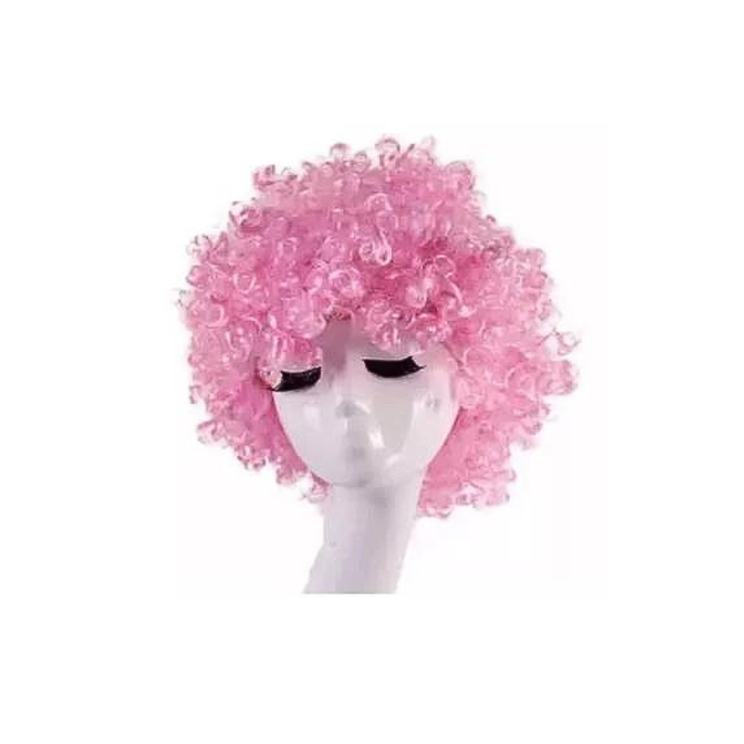 Peluca Afro Para Adultos Niños Niñas - Halloween Cosplay