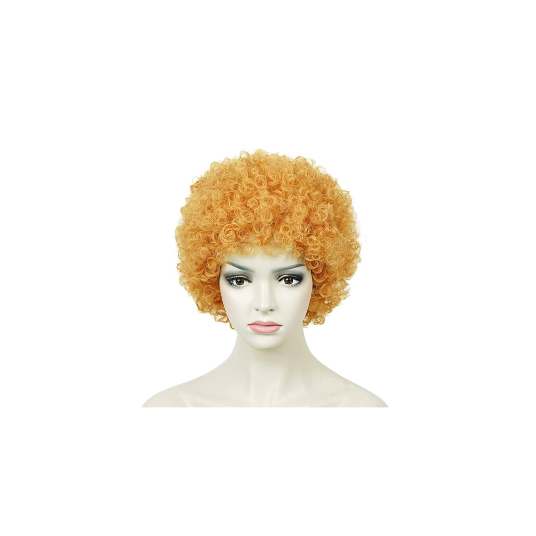 Peluca Afro Para Adultos Niños Niñas - Halloween Cosplay