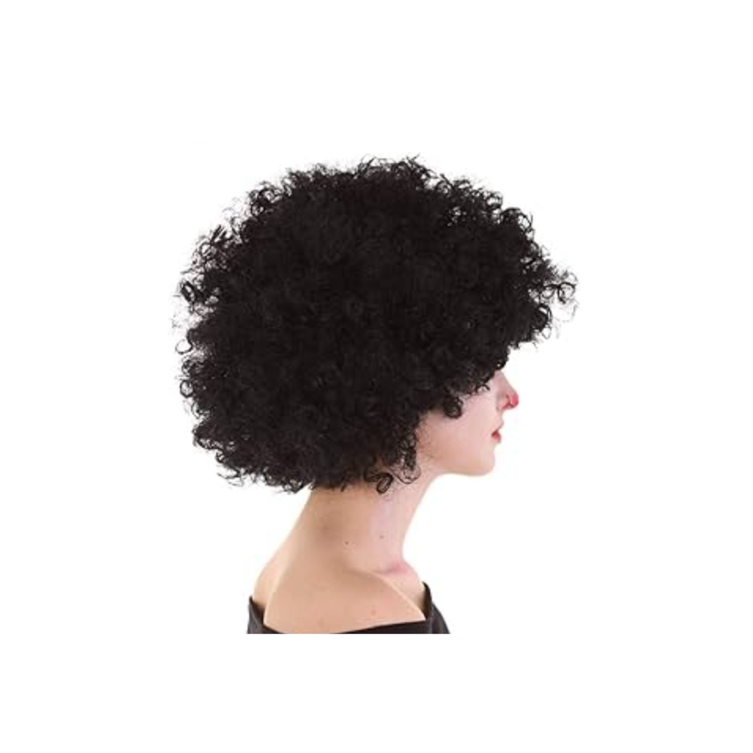 Peluca Afro Para Adultos Niños Niñas - Halloween Cosplay