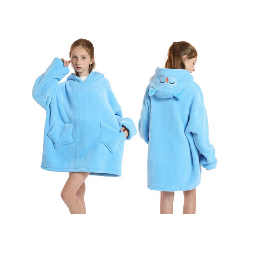 Polerón Sherpa Con Capucha Para Niñas Invierno