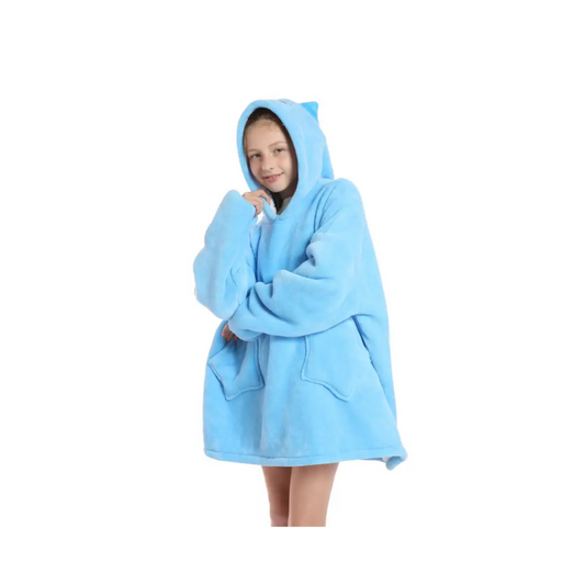 Polerón Sherpa Con Capucha Para Niñas Invierno
