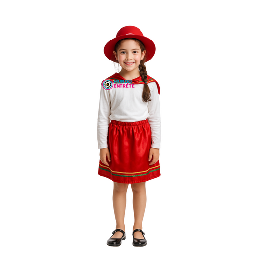 Traje Nortino Niña Baile / Fiestas Patrias