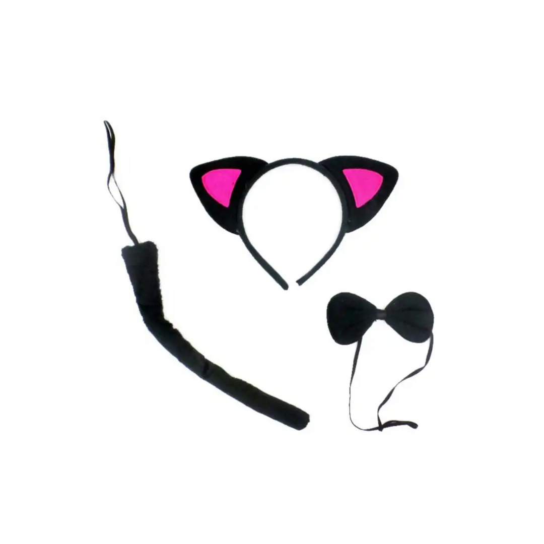 Disfraz Animales Set Diadema/corbatin/cola
