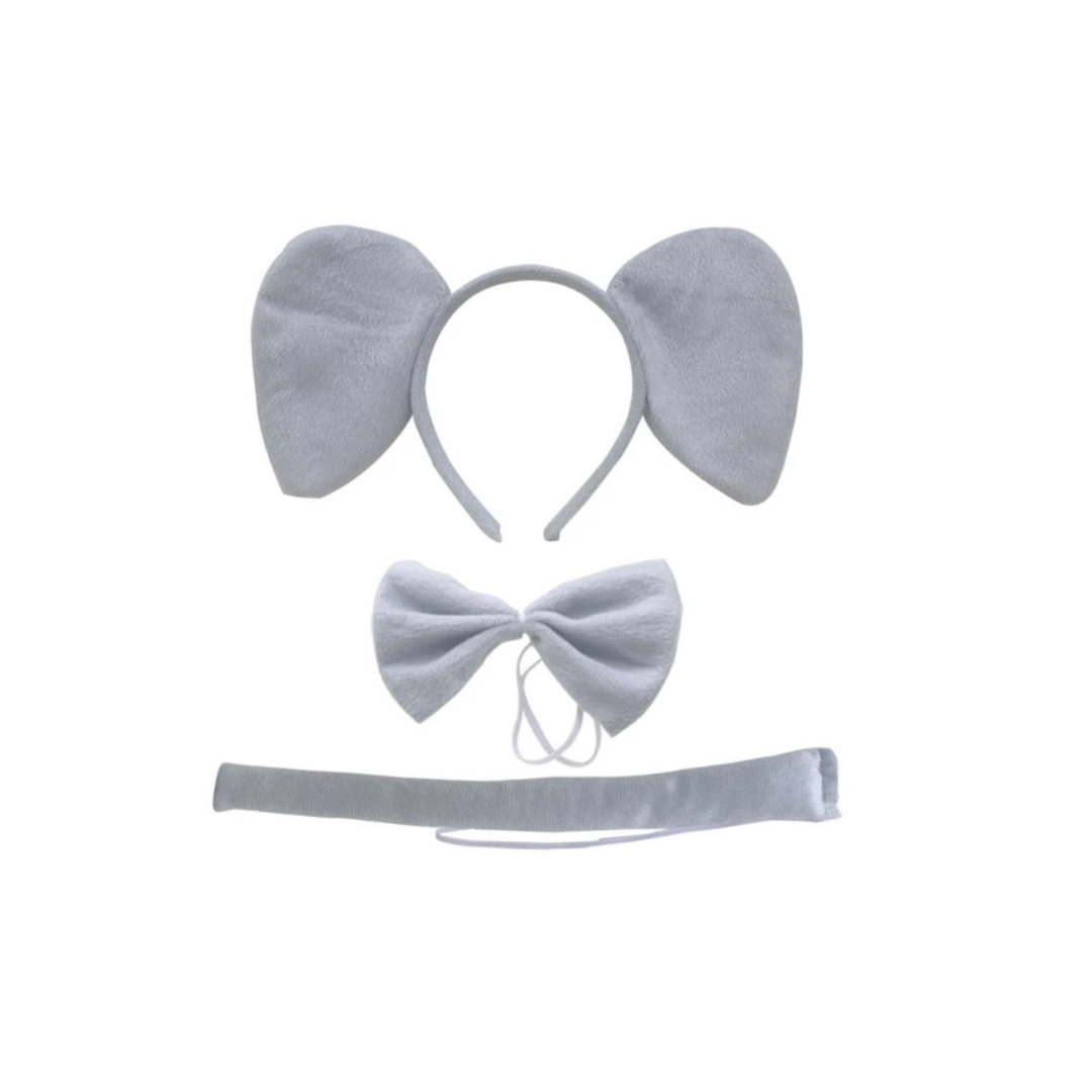 Disfraz Animales Set Diadema/corbatin/cola