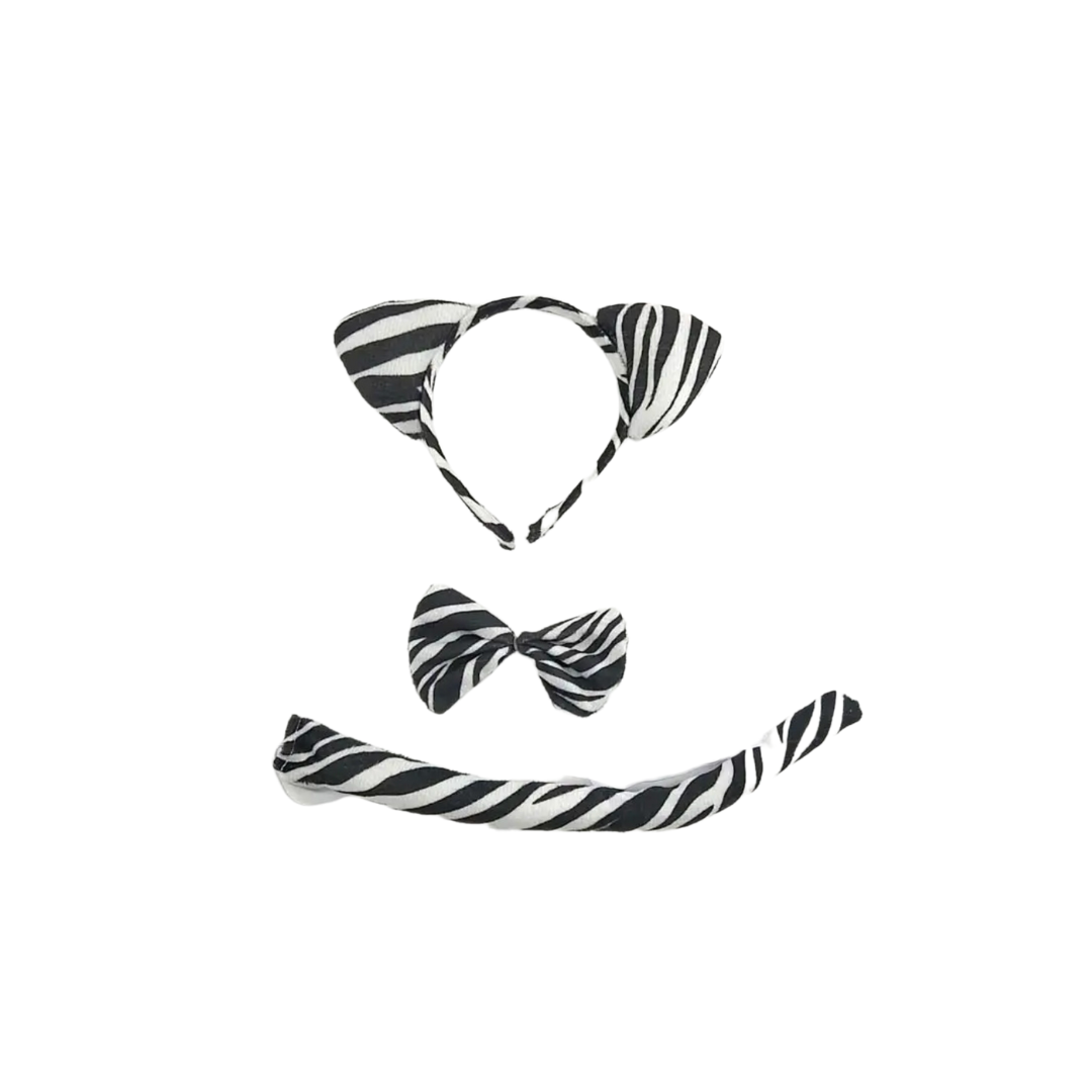 Disfraz Animales Set Diadema/corbatin/cola