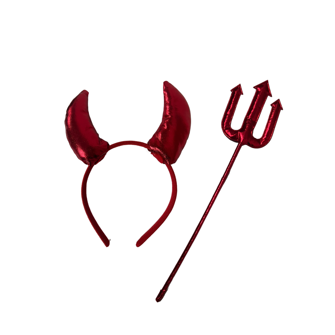 Set Disfraz Diabla Mujer3 Piezas Halloween