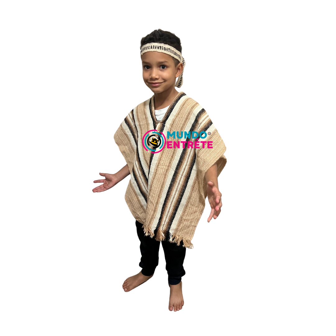 Vestimenta Típica Mapuche Niño