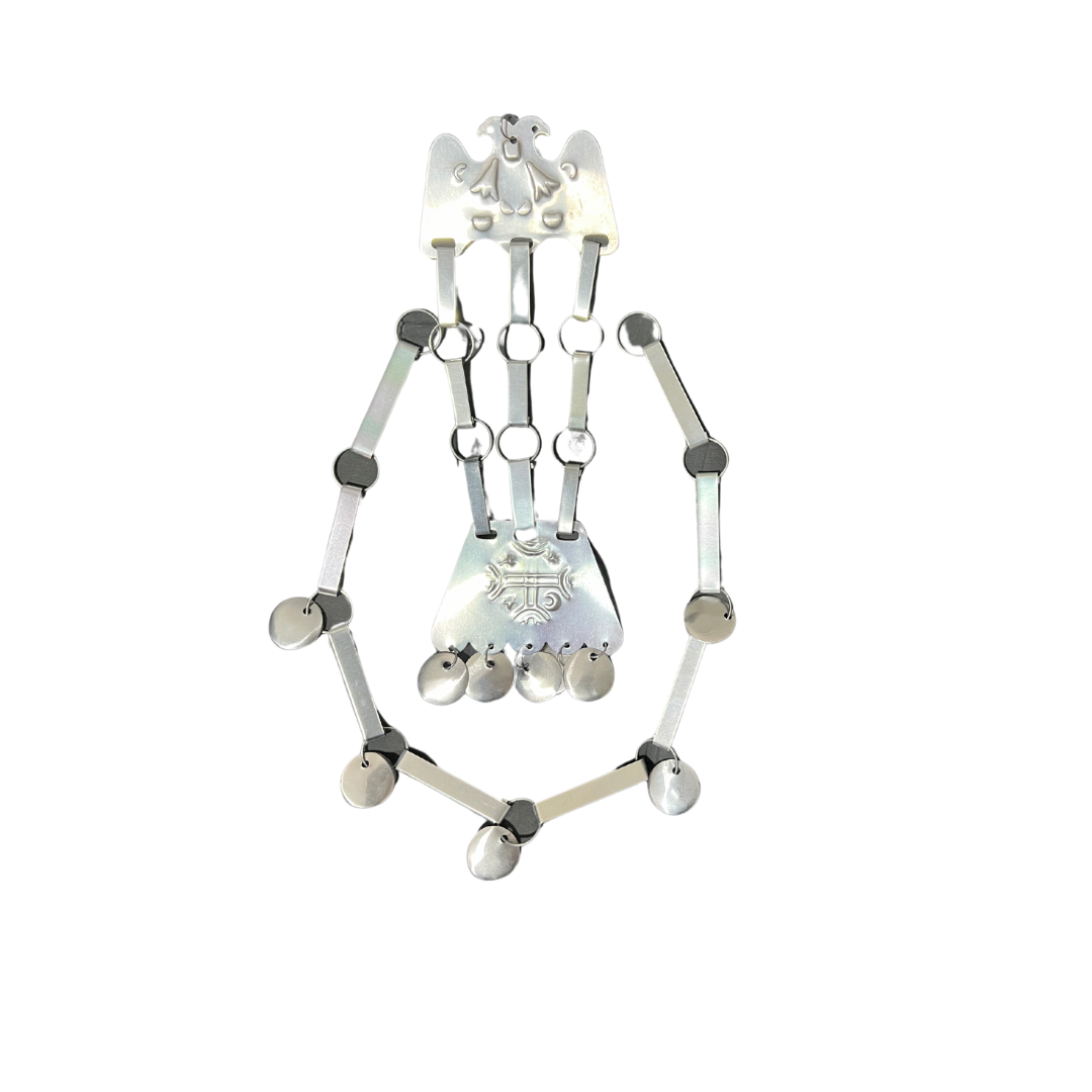 Accesorio Trapelakucha Trarilonco Mapuche Mujer Metalico